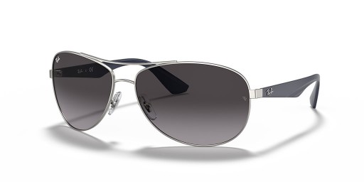 Ray-Ban RB3526 L (63 - 14) / lenti Grigio e Silver frame Occhiali da sole