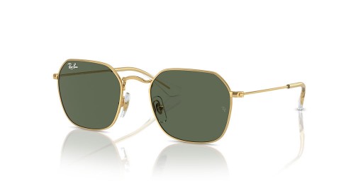 Ray-Ban RB9594S Bambini XL (49 - 19) e / Verde lenti e montatura in Oro Occhiali da sole