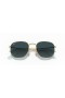 Ray-Ban RB3548N Esagonale Lenti Piatte M (51 - 21) / lenti Blu e Oro frame Occhiali da sole