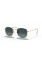 Ray-Ban RB3548N Esagonale Lenti Piatte M (51 - 21) / lenti Blu e Oro frame Occhiali da sole