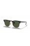 Ray-Ban RB3716 Clubmaster Metal L (51 - 21) / lenti Verde e telaio Nero Occhiali da sole