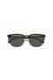 Ray-Ban RB3716 Clubmaster Metal L (51 - 21) / lenti Verde e telaio Nero Occhiali da sole