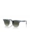 Ray-Ban RB3507 Clubmaster Aluminum L (51 - 21) / lenti Grigio e Blu cornice Occhiali da sole