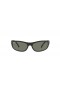 Ray-Ban RB4033 M (60 - 17) / lenti Verde e telaio Nero Occhiali da sole