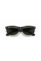 Ray-Ban RB2132F New Wayfarer Matte M (55 - 18) / lenti Verde e telaio Nero Occhiali da sole