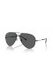 Ray-Ban RB3825 Vecchio Aviatore XL (58 - 14) / lenti Grigio e Nero frame Occhiali da sole