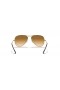Ray-Ban RB3025 Aviator Gradient XL (58 - 14) / lenti Marrone e Oro frame Occhiali da sole
