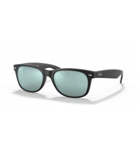 Ray-Ban RB2132 New Wayfarer Flash M (55 - 18) / lenti Argento e Nero frame Occhiali da sole