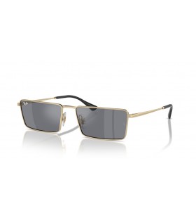 Ray-Ban RB3741 Emy Bio a Base di L (56 - 17) / lenti Grigio e Oro frame Occhiali da sole