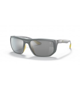 Ray-Ban RB8361M Scuderia Ferrari Collection XXL (60 - 18) / lenti Argento e Grigio cornice Occhiali da sole