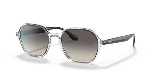 Ray-Ban RB4361S(52-18)/グレーレンズは透明なフレームサングラス