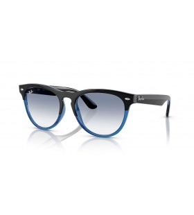 Ray-Ban RB4471菖蒲L(54-18)/青のレンズは、黒フレームサングラス