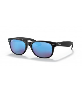 Ray-Ban RB2132æ–°Wayfarer Flash M(55-18)/é’ã®ãƒ¬ãƒ³ã‚ºã¯ã€é»’ãƒ•ãƒ¬ãƒ¼ãƒ ã‚µãƒ³ã‚°ãƒ©ã‚¹