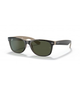 Ray-Ban RB2132æ–°Wayfarerè‰²ãƒŸãƒƒã‚¯ã‚¹M(55-18)/ã‚°ãƒªãƒ¼ãƒ³ãƒ¬ãƒ³ã‚ºã¯ã€é»’ãƒ•ãƒ¬ãƒ¼ãƒ ã‚µãƒ³ã‚°ãƒ©ã‚¹