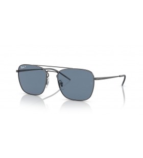 Ray-Ban RB3588L(55-19)/ブルーレンズや銀のフレームサングラス