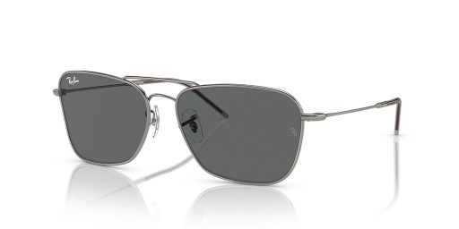 Ray-Ban RBR0102S Caravan Omvendt XL (58 - 15) / Grå linser og Sølv frame Solbriller