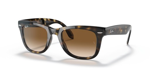 Ray-Ban RB4105 Wayfarer Folding Classic XL (54 - 20) / Brune linser og Tortoise frame Solbriller