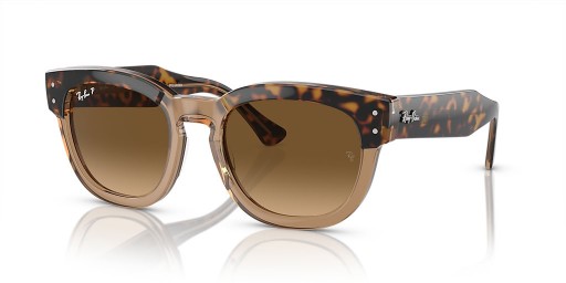 Ray-Ban RB0298S Mega Hawkeye L (53 - 21) / Brune linser og Tortoise frame Solbriller