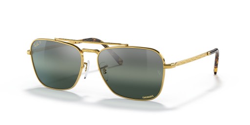 Ray-Ban RB3636 Ny Campingvogn M (55 - 15) / Sølv linser og Gull frame Solbriller
