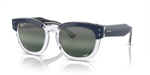 Ray-Ban RB0298S Mega Hawkeye Chromance L (53 - 21) / Transparent linser og Solbriller Blå ramme