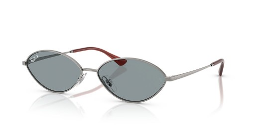 Ray-Ban RB3757 Kai Bio-Basert L (56 - 15) / Blå linser og Sølv frame Solbriller