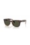 Ray-Ban RB4105 Wayfarer Folding Klassiske L (50 - 22) / Grønne linser og Tortoise frame Solbriller