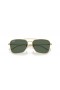 Ray-Ban RBR0102S Caravan Omvendt XL (58 - 15) / Grønne linser og Gull frame Solbriller