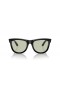 Ray-Ban RBR0502S Wayfarer Omvendt S (50 - 22) / Grønne linser og Svart frame Solbriller