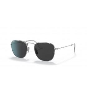 Ray-Ban RB8157 Frank Titanium S (51 - 20) / Svarte linser og Sølv frame Solbriller