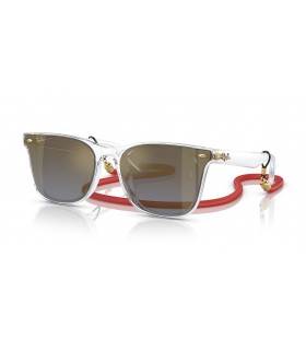 Ray-Ban RB4391D År av Kanin edition XL (65 - 18) / Blå linser og Oversiktlig frame Solbriller