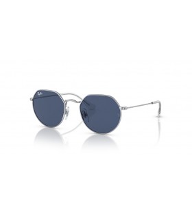 Ray-Ban RB9565S Jack Barn M (47 - 19) / BlÃ¥ linser og SÃ¸lv frame Solbriller