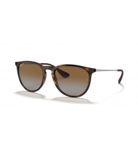 Ray-Ban RB4171F Erika Klassiske M (54 - 18) / Brune linser og Tortoise frame Solbriller