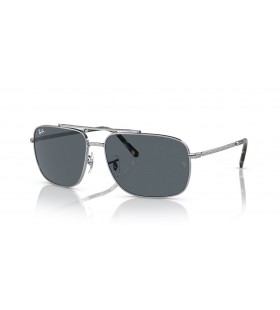 Ray-Ban RB3796 L (59 - 15) / BlÃ¥ linser og SÃ¸lv frame Solbriller