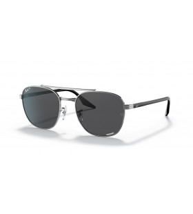 Ray-Ban RB3688 M (55 - 19) / Grå linser og Sølv frame Solbriller