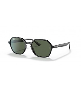 Okulary przeciwsłoneczne Ray-Ban RB4361 S (52-18) / Z zielonymi soczewkami i czarnej oprawce