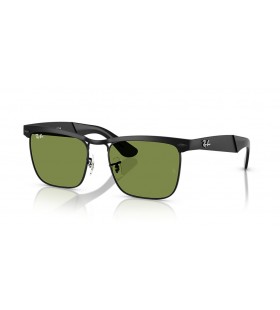 Okulary przeciwsÅ‚oneczne Ray-Ban RB3875 Wayfarer Deluxe L (53-18) / Z zielonymi soczewkami i czarnej oprawce