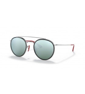 Okulary przeciwsłoneczne Ray-Ban RB3647M Scuderia Ferrari Collection M (51-22) / Z srebrnymi soczewkami i rim