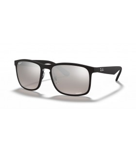 Okulary przeciwsłoneczne Ray-Ban RB4264 Chromance XL (58-18) / Z srebrnymi soczewkami i czarnej oprawce