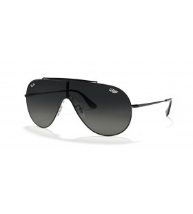 Okulary przeciwsłoneczne Ray-Ban RB3597 Wings XL (0 - 133) / Z szarymi soczewkami i czarnej oprawce