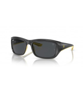 Okulary przeciwsłoneczne Ray-Ban RB4405M Scuderia Ferrari Collection XL (59-19) / Z szarymi soczewkami i kolorowych oprawce