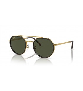 Okulary przeciwsłoneczne Ray-Ban RB3765 L (53-22) / Z zielonymi soczewkami i złotej oprawce
