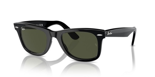 Ray-Ban RB2140 Original Wayfarer Clasic, XXL (54 - 18) / lentile Verzi și Negre, ochelari de Soare cadru