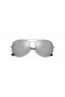 Ray-Ban Aviator rb3025-Oglinda XL (58 - 14) / lentile Gri si rama de Argint ochelari de Soare