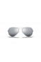 Ray-Ban Aviator rb3025-Oglinda XL (58 - 14) / lentile Gri si rama de Argint ochelari de Soare