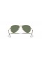 Ray-Ban RB9506S Aviator Copii M (50 - 13) / lentile Verzi și ramă de Aur, ochelari de Soare