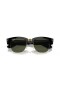 Ray-Ban RB0316S Mega Clubmaster XL (53 - 21) / lentile Verzi și Negre, ochelari de Soare cadru