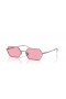 Ray-Ban RB3728 Yevi Bazate pe conceptul Bio XL (58 - 18) / Pink lentile si rama de Argint ochelari de Soare