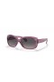 Ray-Ban RB4101 Jackie Ohh Transparent, M (58 - 17) / lentile Gri și Violet cadru ochelari de Soare