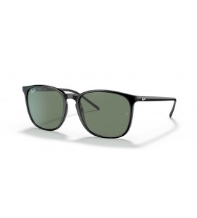 Ray-Ban RB4387F M (55 - 18) / lentile Verzi și Negre, ochelari de Soare cadru