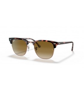 Ray-Ban RB3016 Clubmaster Fleck L (51 - 21) / Brown lentile È™i broasca ÈšestoasÄƒ, ochelari de Soare cadru